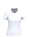 K381 - Dames T-shirt v-hals met korte mouwen White