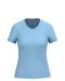 K381 - Dames T-shirt v-hals met korte mouwen Sky Blue