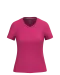 K381 - Dames T-shirt v-hals met korte mouwen Fuchsia