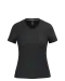 K381 - Dames T-shirt v-hals met korte mouwen Black