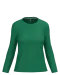 K383 - Dames T-shirt ronde hals lange mouwen Kelly Green