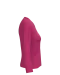 K382 - Dames T-shirt V-hals lange mouwen Fuchsia