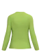 K382 - Dames T-shirt V-hals lange mouwen Lime