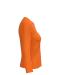 K383 - Dames T-shirt ronde hals lange mouwen Orange