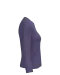 K383 - Dames T-shirt ronde hals lange mouwen Purple