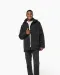K656 - Parka met afneembare capuchon Black