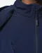 K413 - Heren softshell jas met afneembare capuchon Black