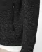 K9106 - Heather herenvest met rits Dark Grey Melange