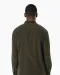 K599 - Heren overhemd met lange mouwen in ribfluweel Washed Brandy