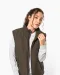 K6118 - Met fleece gevoerde bodywarmer Black