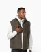 K6118 - Met fleece gevoerde bodywarmer Black