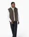 K6118 - Met fleece gevoerde bodywarmer Black