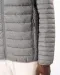 K6110 - Men's lightweight hooded padded jacket Black