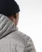 K6110 - Men's lightweight hooded padded jacket Black