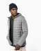 K6110 - Men's lightweight hooded padded jacket Black