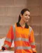 YHVJ310 - High Visibility polo lange mouwen Hi Vis Orange