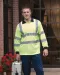 YHVJ310 - High Visibility polo lange mouwen Hi Vis Orange