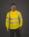 YHVJ420 - Hi-Vis T-shirt lange mouwen Hi Vis Orange