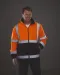 YHVK08 - Zware fleece veiligheidsjas Hi Vis Orange