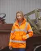YHVP189 - Hi-Vis ladies' executive jacket Hi Vis Orange