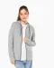 K438 - Licht katoenen sweatvest met capuchon Black
