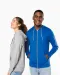 K438 - Licht katoenen sweatvest met capuchon Black