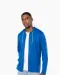 K438 - Licht katoenen sweatvest met capuchon Black
