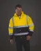 YHVP218 - 2-kleurig veiligheids bomberjack Hi Vis Orange / Navy