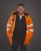 YHVP711 - Multifunctionele 7-in-1 jacks veiliheidsparka Hi Vis Orange