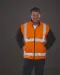YHVP711 - Multifunctionele 7-in-1 jacks veiliheidsparka Hi Vis Orange