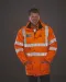 YHVP711 - Multifunctionele 7-in-1 jacks veiliheidsparka Hi Vis Orange