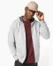 K444 - Sweatvest met capuchon White