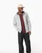K444 - Sweatvest met capuchon White