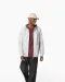 K444 - Sweatvest met capuchon White