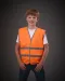 YHVW102CH - Veiligheidshesje met reflecterende zoom en strepen Hi Vis Orange