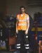 YHVW120 - Hoge zichtbaarheid hesje van gerecycleerd gaas Hi Vis Yellow