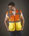 YHVW820 - Top Cool -hoge zichtbaarheid hesje Hi Vis Yellow
