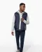 K679 - Met fleece gevoerde bodywarmer unisex Black / Grey