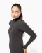 K962 - Dames cardigan met rits Black