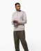 K961 - Heren cardigan met rits Black