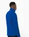 K917 - Microfleece met rits en raglanmouwen heren Black