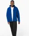 K917 - Microfleece met rits en raglanmouwen heren Black