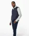 K679 - Met fleece gevoerde bodywarmer unisex Black / Grey