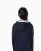 K4014 - Sweater met contrasterende capuchon met motief Black / Skate Graffiti