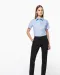 K540 - Dames non-iron blouse korte mouwen White