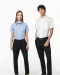 K539 - Heren non-iron micro sergé overhemd korte mouwen White