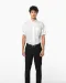 K539 - Heren non-iron micro sergé overhemd korte mouwen White