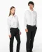 K537 - Heren non-iron overhemd lange mouwen White