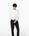 K537 - Heren non-iron overhemd lange mouwen White