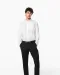 K537 - Heren non-iron overhemd lange mouwen White